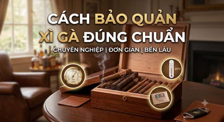 Cách bảo quản xì gà đúng chuẩn