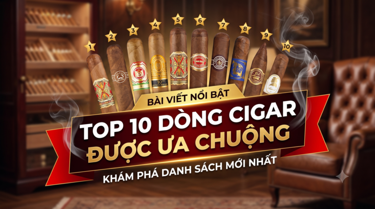 Top 10 dòng cigar được ưa chuộng