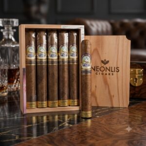 Neonlis Nuevo Mundo La Nina hộp gỗ 10 điếu